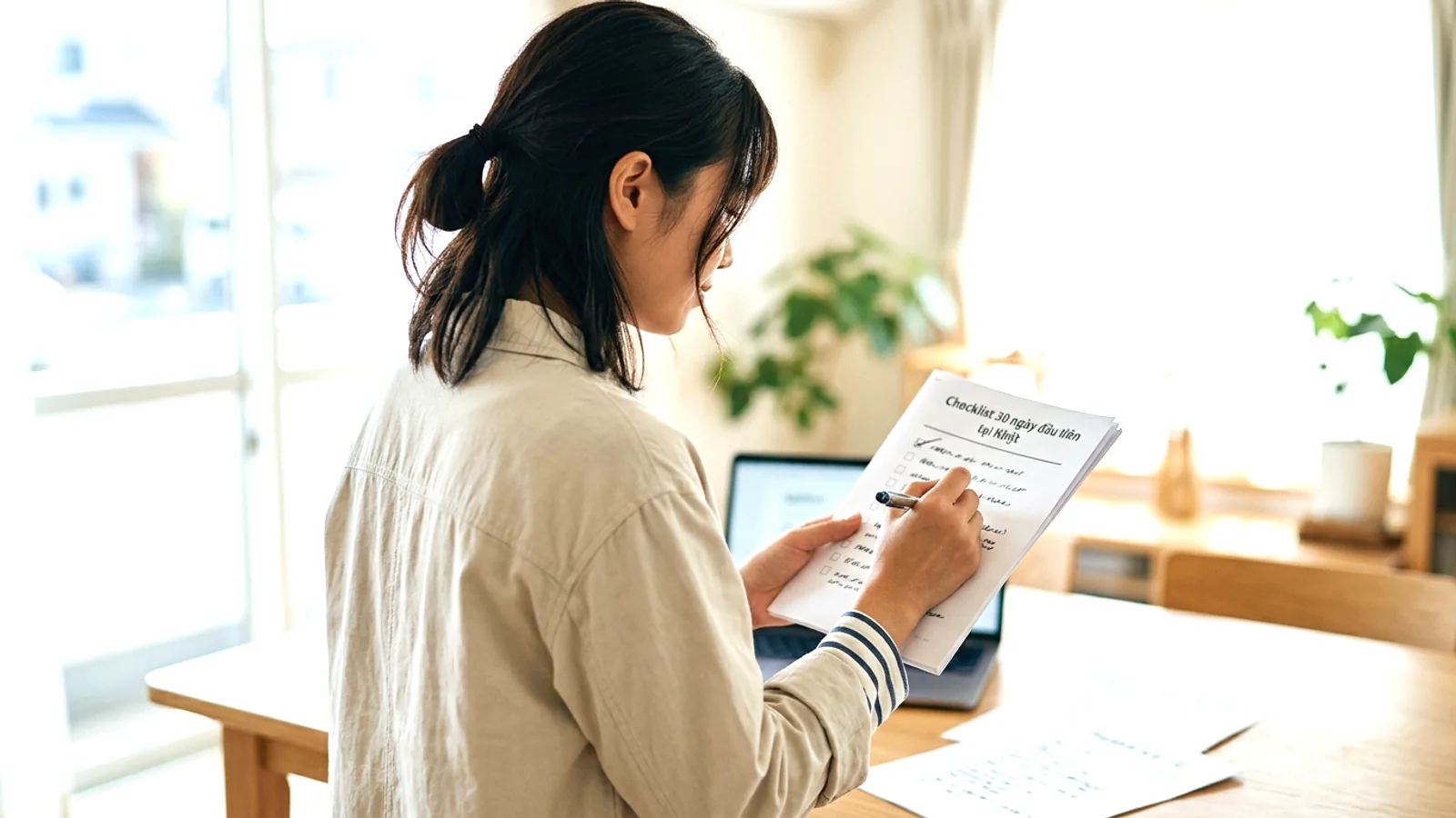 Checklist 30 ngày đầu tiên tại Nhật