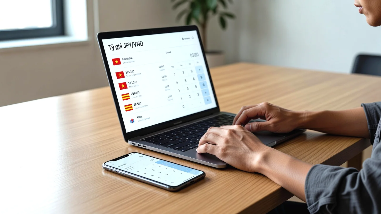 Công cụ tra cứu tỷ giá JPY/VND online
