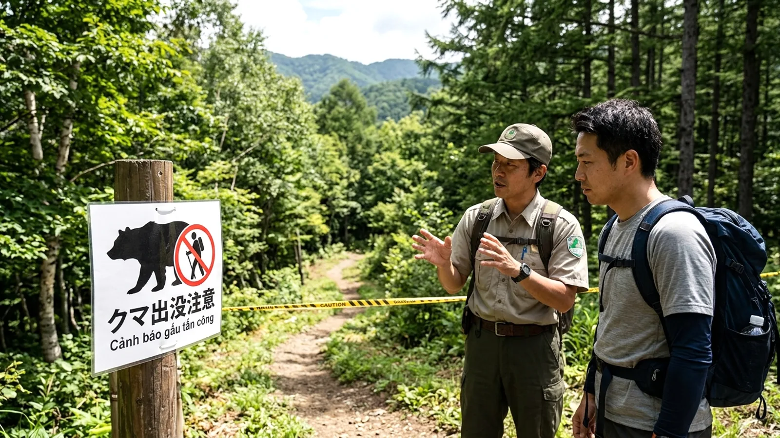 Gunma: Người đàn ông bị gấu tấn công khi leo núi; Cảnh báo an toàn cho cư dân