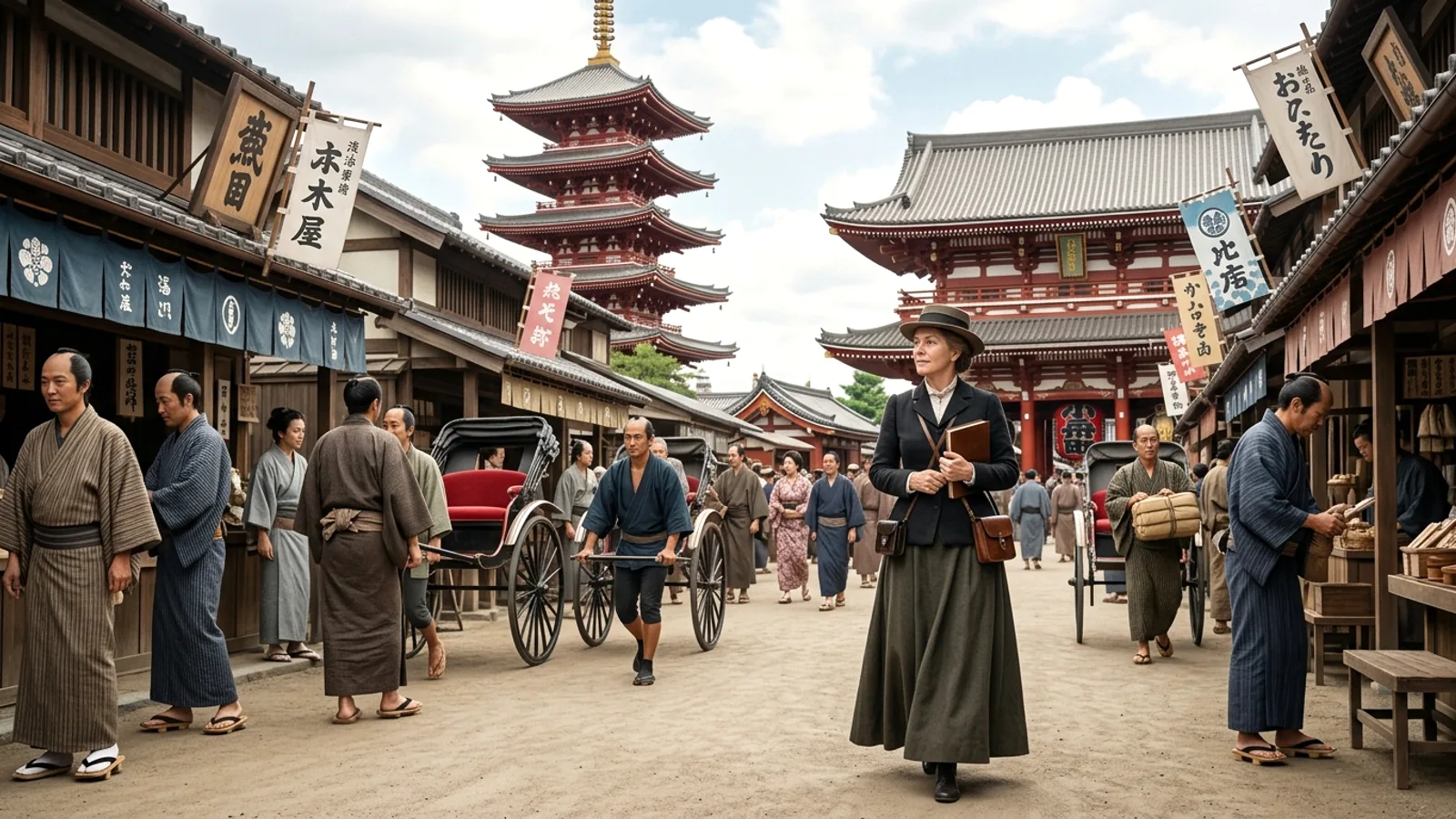 Isabella Bird và Asakusa năm 1878: Dấu ấn lịch sử của một khu phố không tuổi