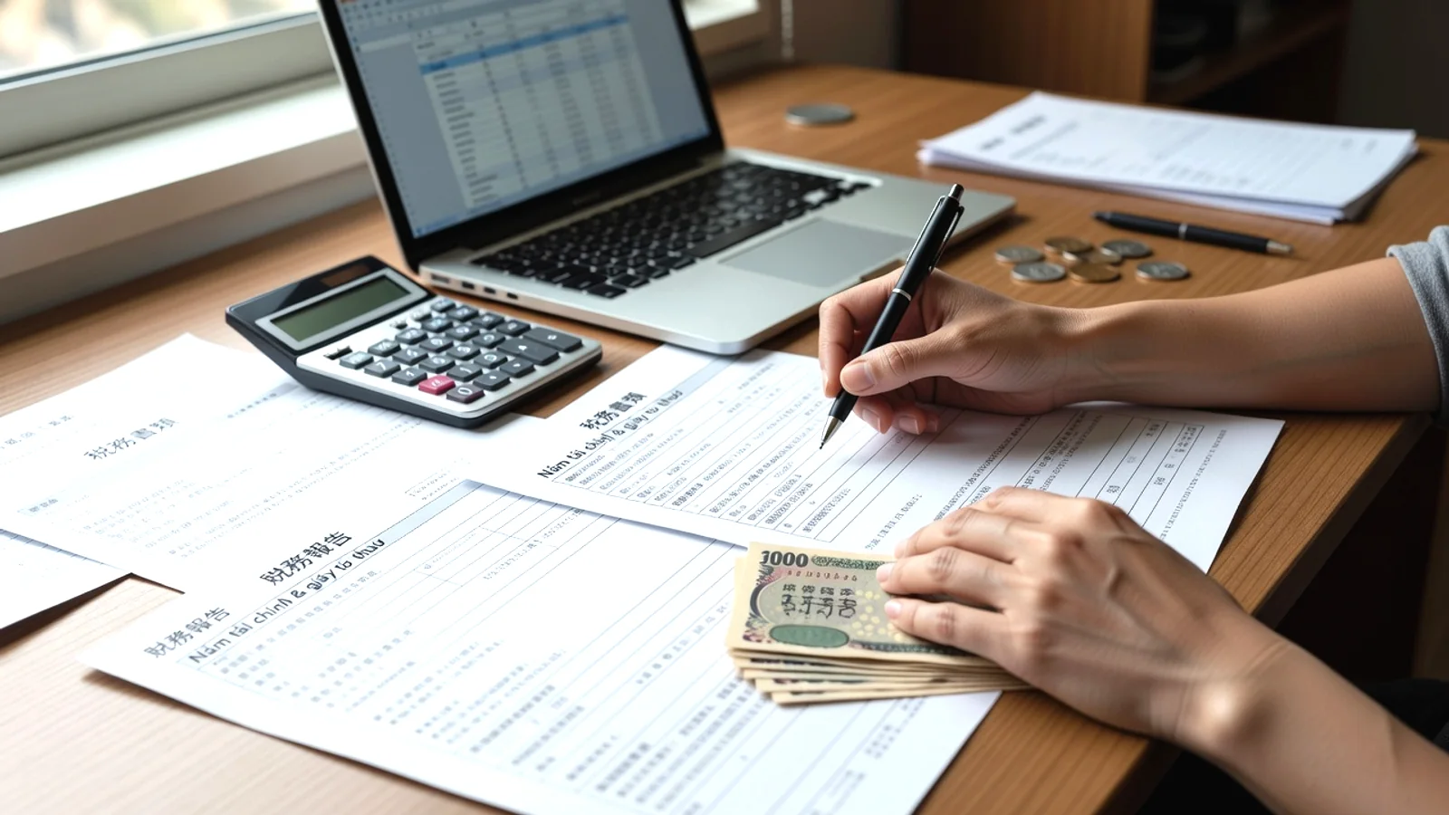 Năm tài chính & giấy tờ thuế ở Nhật 2026