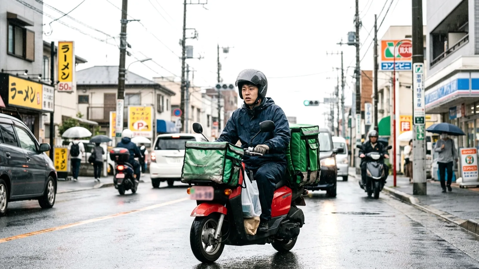 Ngành giao đồ ăn Nhật Bản đối mặt khó khăn: Cạnh tranh và lạm phát siết chặt lợi nhuận