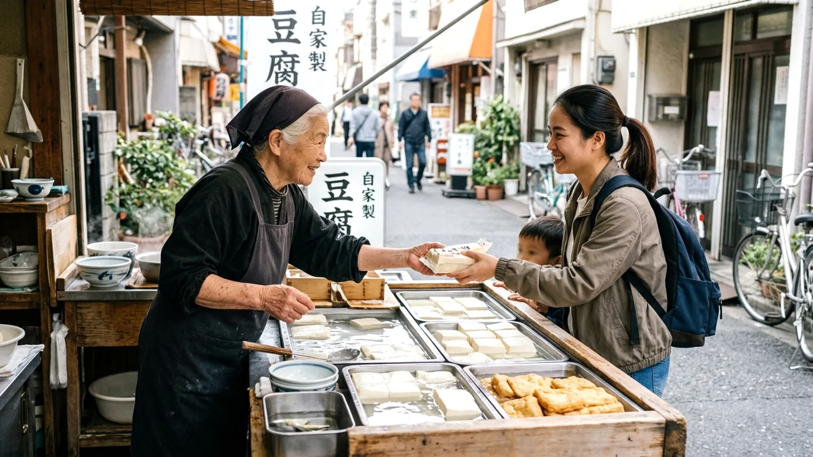 Người bán đậu phụ ở Tokyo: Hơn cả thực phẩm, là cầu nối cộng đồng và sự sẻ chia
