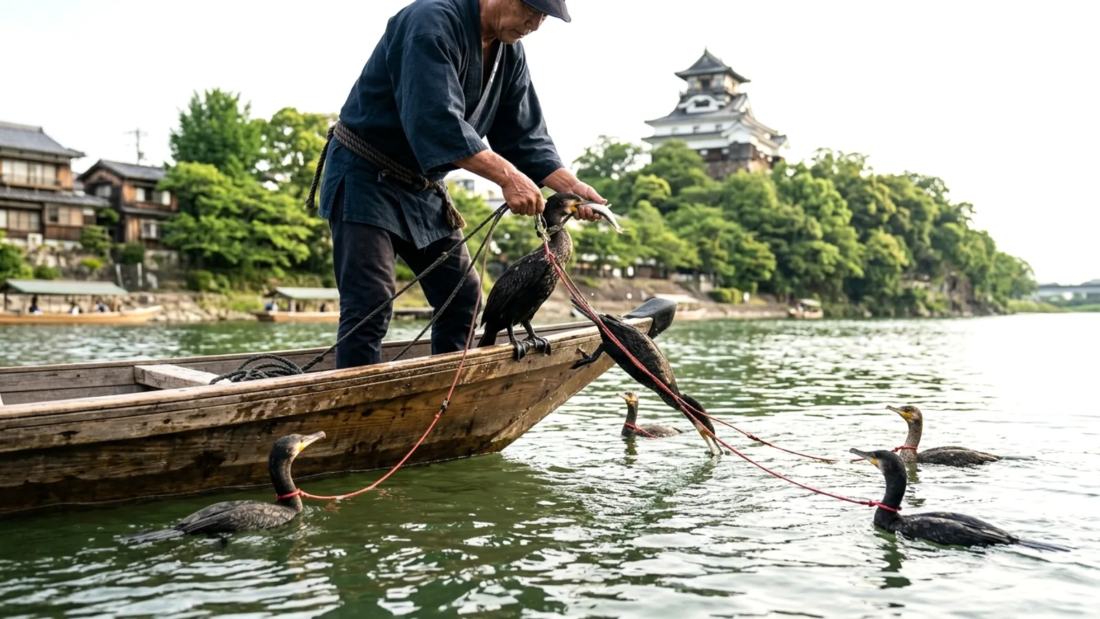 Nhật Bản: Thành phố Inuyama bổ nhiệm ngư dân bắt cá bằng chim cốc sau 34 năm