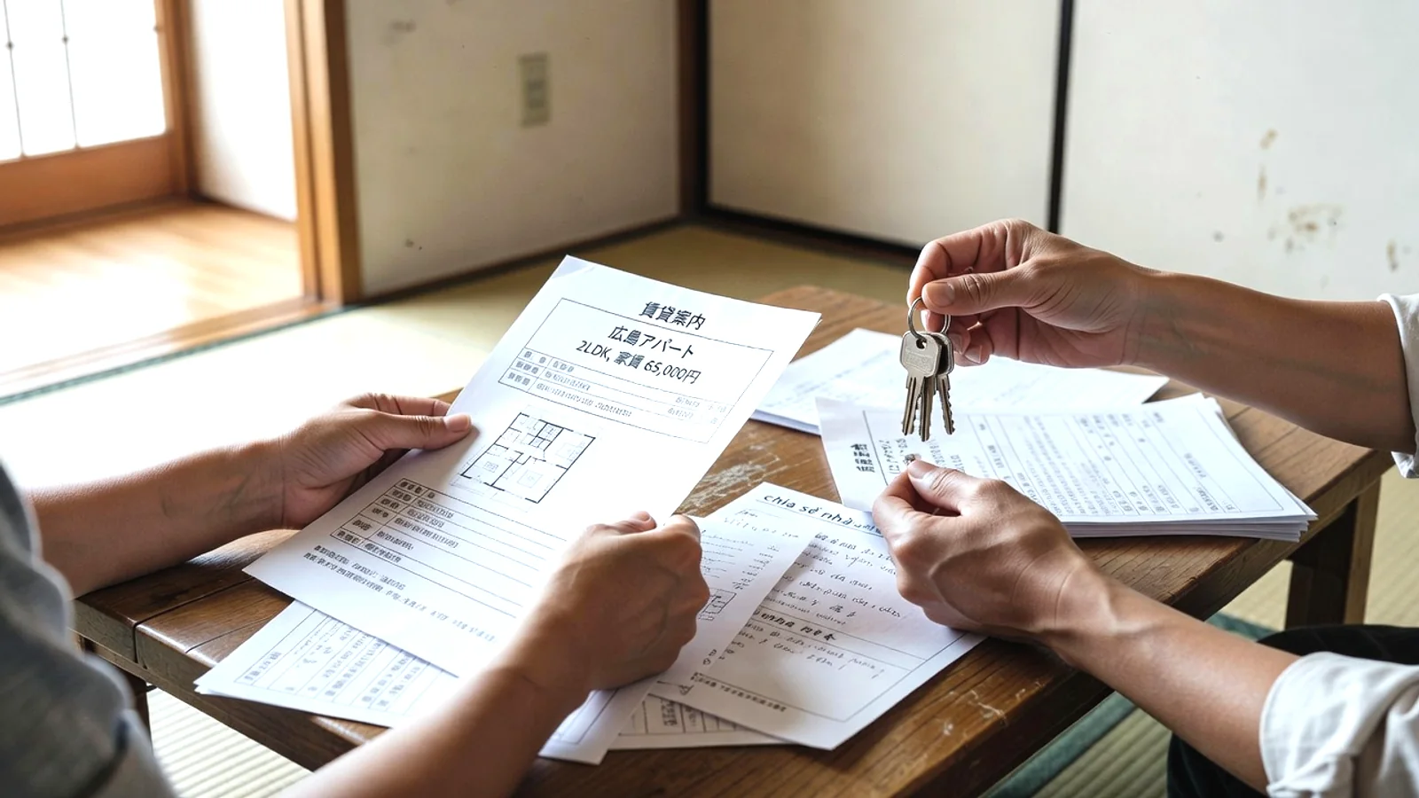 Share house: chi phí và thủ tục