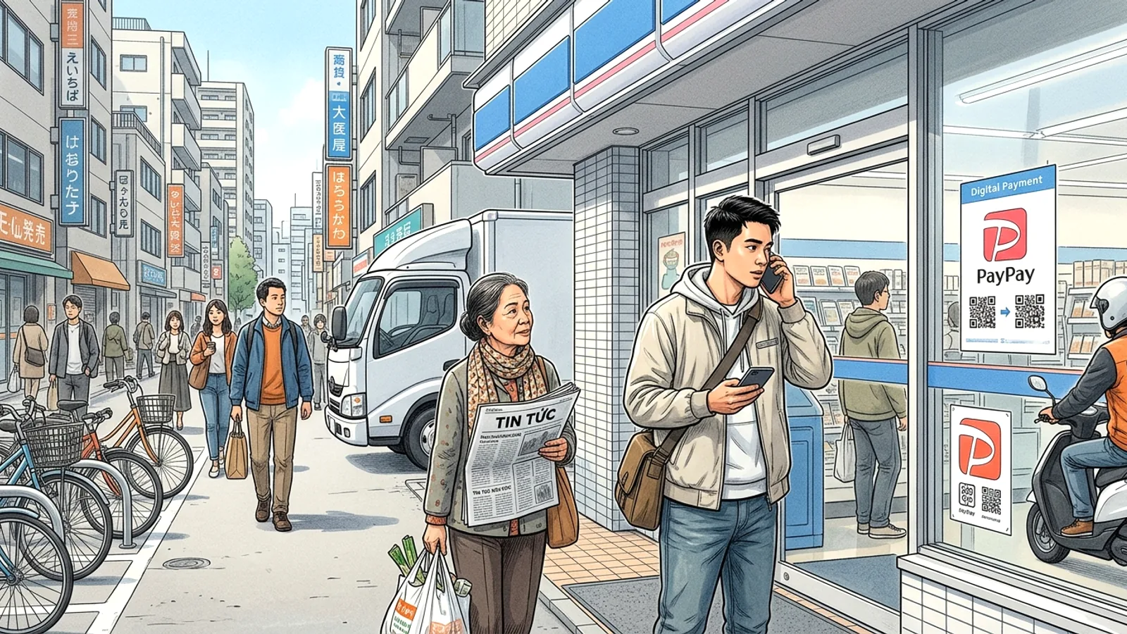 SoftBank và PayPay cân nhắc mua cổ phần chuỗi cửa hàng tiện lợi Seven & i